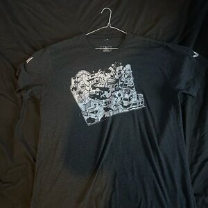 adidas raptors Toronto Black Graphic Tee